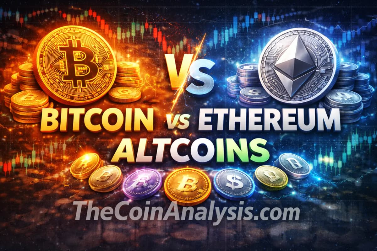 Bitcoin vs Ethereum vs altcoins